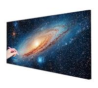 Starry Night Diamond Art Kits Adults Large 130x50cm Diamond Painting Planet DIY Dimond Art Crafts for Adults 5D Full Drill Gem Crystal Painting Rhinestone Embroidery Kit Gifts for Women Decor J-71