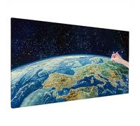 Starry Night Diamond Art Kits Adults, Planet Diamond Painting Kit with Square Full Drill, DIY Crystal Art, Cross Stitch Painting Set for Christmas Gifts, Autumn Decorations, Room Decor 200x80cm Q-79