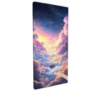 Starry Night Diamond Painting Kit for Beginners, Large Diamond Arts and Crafts for Adults 100x40cm, 5D DIY Crystal Art Dream, Gem Art and Hobbies for Adults Women, Christmas Decorations, Gifts B-94