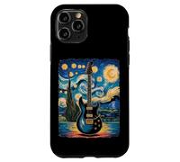 Starry Night Electric Guitar - Rock Music Meets Van Gogh Case for iPhone 11 Pro