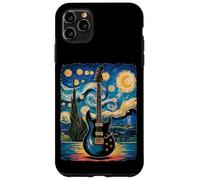 Starry Night Electric Guitar - Rock Music Meets Van Gogh Case for iPhone 11 Pro Max