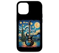 Starry Night Electric Guitar - Rock Music Meets Van Gogh Case for iPhone 12/12 Pro