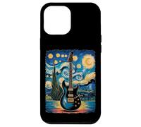 Starry Night Electric Guitar - Rock Music Meets Van Gogh Case for iPhone 12 Pro Max