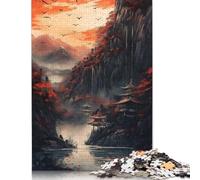 Starry Night Frog Puzzles 1000 Pieces Wooden Puzzles Puzzles 1000 Piece Learning Educational Toys 1000pcs (75x50cm)