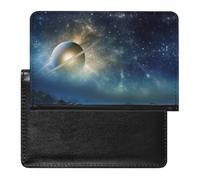 Starry Night Galaxy Passport Cover Protector Rfid Blocking Passport Holder Id Card Holder Secure Travel Wallet Organizer for Passport Tickets Credit Cards, style, One Size