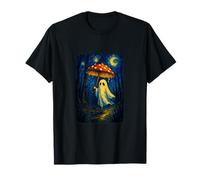 Starry Night Ghost Mushroom Umbrella Halloween Costume T-Shirt