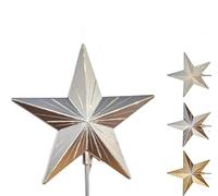 Starry Night Gingerbread Tree Topper,5 Point Resin Tree Top Star, Whimsical Holiday Magic Christmas Tree Decorations,Starry Night Trees Christmas,for Home Holiday Magic & Part (Silver)