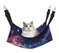 Starry Night Music Notes Printed Pet Hammock - Sleeping Hammock For Cats, Rabbits, Ferrets, Puppies, Small Animals