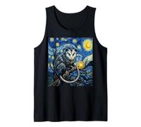 Starry Night Opossum Van Gogh Post-Impressionist Painting Tank Top
