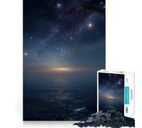 Starry Night Over The Ocean Jigsaws 1000 Pieces for Adults Mind Exercise Toy Stress Relief Design Assembly Elegant Gift 50x75cm