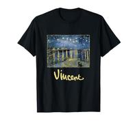Starry Night Over the Rhone by Vincent van Gogh, Fine Art T-Shirt