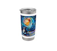 Starry-Night Penguin Bird Stainless Steel Insulated Tumbler