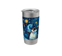 Starry-Night Penguin Bird Stainless Steel Insulated Tumbler
