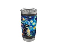 Starry-Night Penguin Bird Stainless Steel Insulated Tumbler