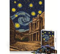 Starry Night Petra Jordan 1000 Piece Jigsaw Puzzle for Teenagers Smart Toy Bonding Time Accurate Cut Art Collection Piece 50x75cm