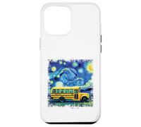 Starry Night School Bus Van Gogh Style Funny Case for iPhone 12 Pro Max
