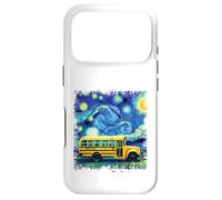 Starry Night School Bus Van Gogh Style Funny Case for iPhone 17 Pro