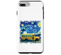 Starry Night School Bus Van Gogh Style Funny Case for iPhone 7 Plus/8 Plus