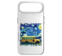 Starry Night School Bus Van Gogh Style Funny Case for iPhone Air