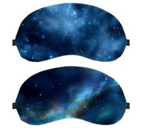 Starry Night Sky 2-Pack Light-Blocking Soft Breathable Eye Masks Sleep Mask Eye Patch