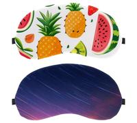 Starry Night Sky 2-Pack Light-Blocking Soft Breathable Eye Patch Sleeping Masks