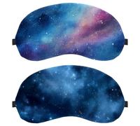 Starry Night Sky 2-Pack Light-Blocking, Soft, Breathable Sleeping Masks Blindfold Sleep Masks