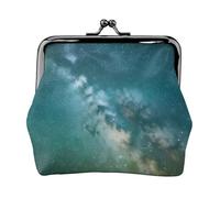 Starry Night Sky Deep Outer Space Coin Purse, Small Travel Kit Storage Pouch for Weekend Getaways and Business Trips
