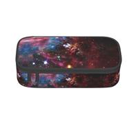 Starry Night Sky Deep Outer Space Large Capacity Pencil Case Stationery Storage Bag with Zipper Boys Girls Students School