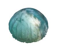 Starry Night Sky Deep Outer Space Print Shower Cap, Shower Cap for Women Reusable, Waterproof Bath Cap,Quick Drying Bath Hair Cap