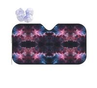Starry Night Sky Deep Outer Space Sun Shade - Folding Car Front Window Sunshade for Cars SUV Trucks,Max UV Blocking and Keep The Vehicle Cool