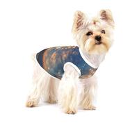Starry Night Sky Deep Print Dog Shirt,Dog Shirt Vest for Small Breeds Like Chihuahuas,Yorkies, and Puppies