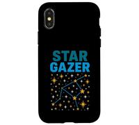 Starry Night Sky Observer Astronomy Women's Galaxy Case for iPhone X/XS