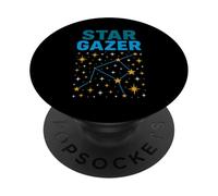 Starry Night Sky Observer Astronomy Women's Galaxy PopSockets Adhesive PopGrip