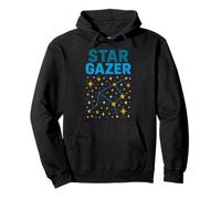 Starry Night Sky Observer Astronomy Women's Galaxy Pullover Hoodie