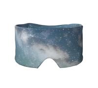 Starry Night Sky Outer Space Print Sleep Eye and Ear Muffs Blackout Nap Aid Home Office Camping Travel Relief Insomnia