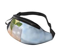 Starry Night The Mountains Fanny Pack for Women Men Fashion Waist Pack Adjustable Belt Bag for Workout Running Travelling Casual Waist Bag, Summer Cocktail, One Size