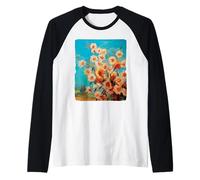 Starry Night Van Gogh Artistic Blossoming Almond Tree Raglan Baseball Tee