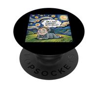 Starry Night Van Gogh Existential Crisis Funny Meme PopSockets Adhesive PopGrip