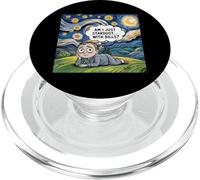 Starry Night Van Gogh Existential Crisis Funny Meme PopSockets PopGrip for MagSafe