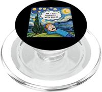 Starry Night Van Gogh Existential Crisis Funny Meme PopSockets PopGrip for MagSafe