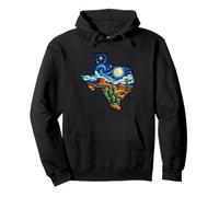 Starry Night Van Gogh Texas Desert Windmill Lone Star Pride Pullover Hoodie