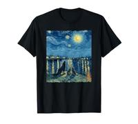 Starry Night with Wolves: Howling and Mystery Under The Moon T-Shirt