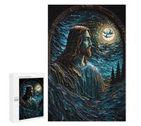 Starry Night's Serenity, 1000 PCS Challenging Puzzle for Adults, Year-End Present - for Detail-Focused Puzzlers