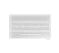 Starry Phase Silicone Incenses Line Board Mold for Edible Creations Sturdy 100g Lightweight Essential Glasses Surfaces Star Cookie Mold