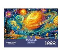 Starry Planet LandscapeAwe-Inspiring Jigsaw Puzzles for Adults A 1000-Piece (Advanced) Saga of Impossible, Hard, And Difficult Challenging Puzzle Games for Women & Men - A Bonding Adventure for Adult