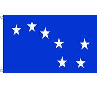 Starry Plough Flag 3ft x 2ft, Royal Blue, Small