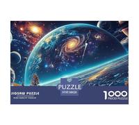 Starry Sky 1000 Piece Cosmic Starry Sky Jigsaw Puzzles for Adults Challenging for Challenging Family Activity Games Colorful for Home Decor Gifts 38x26cm/1000pcs