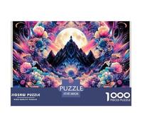 Starry Sky 1000 Piece Jigsaw Puzzles for AdultsStarry Sky Scenery Colourful, Challenging & Brainteasing Adults Jigsaw Puzzle, Puzzle The Future - 100% Recycled Cardboard Educational Game Challenging