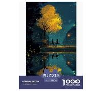 Starry Sky 1000-piece Puzzle 38x26cm/1000pcs, Romantic - Educational Stress-relief, Creative And Home Decoration Gift, for Everyone