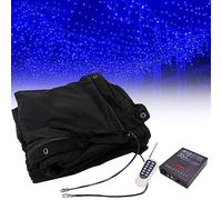 Starry Sky Backdrop, LED Night Sky Curtain for Photography Decoration, Space Theme Background for Wedding and Party, 3x6m